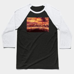 Hot Summer City Baseball T-Shirt